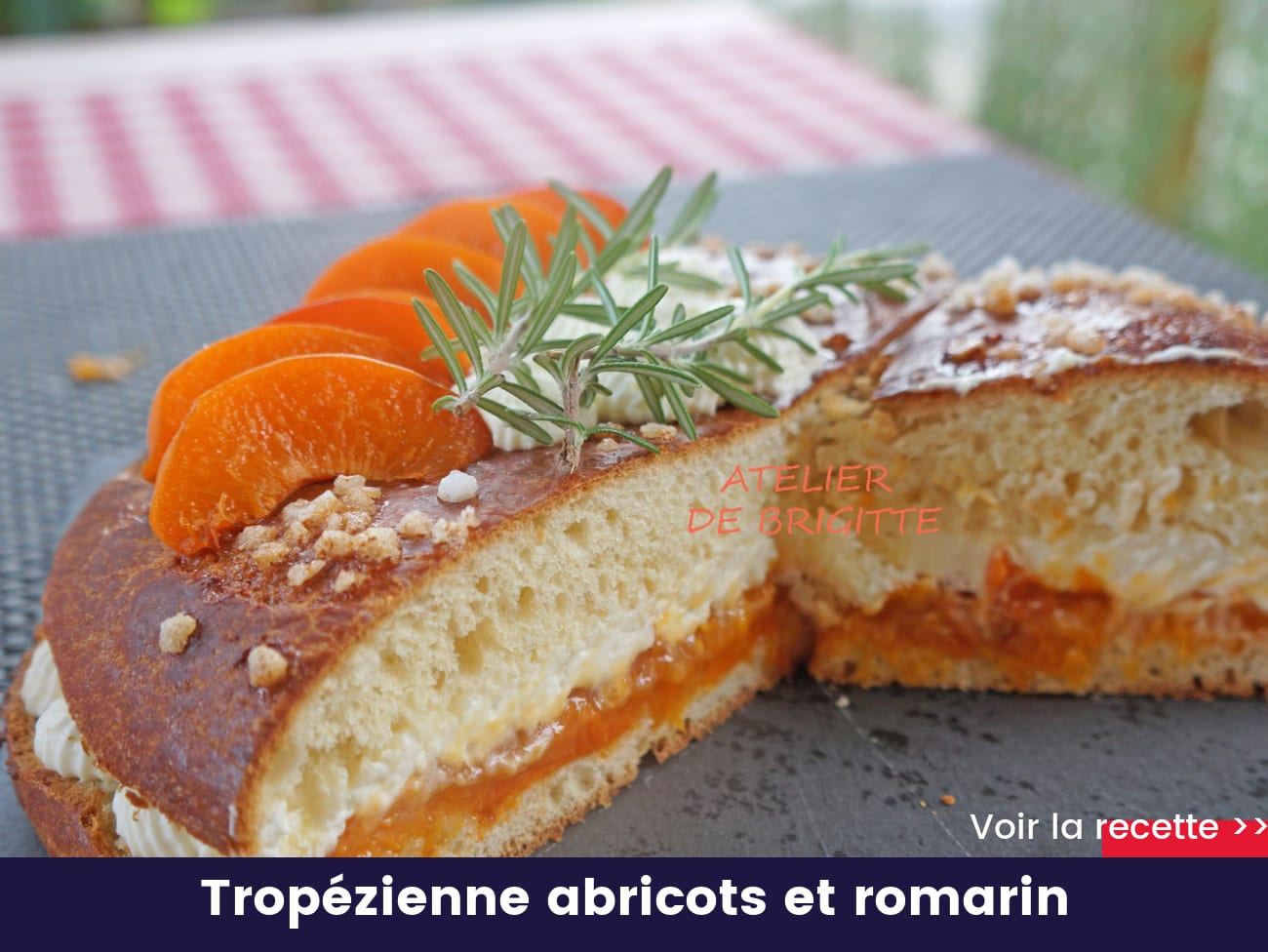 Tropézienne abricots et romarin